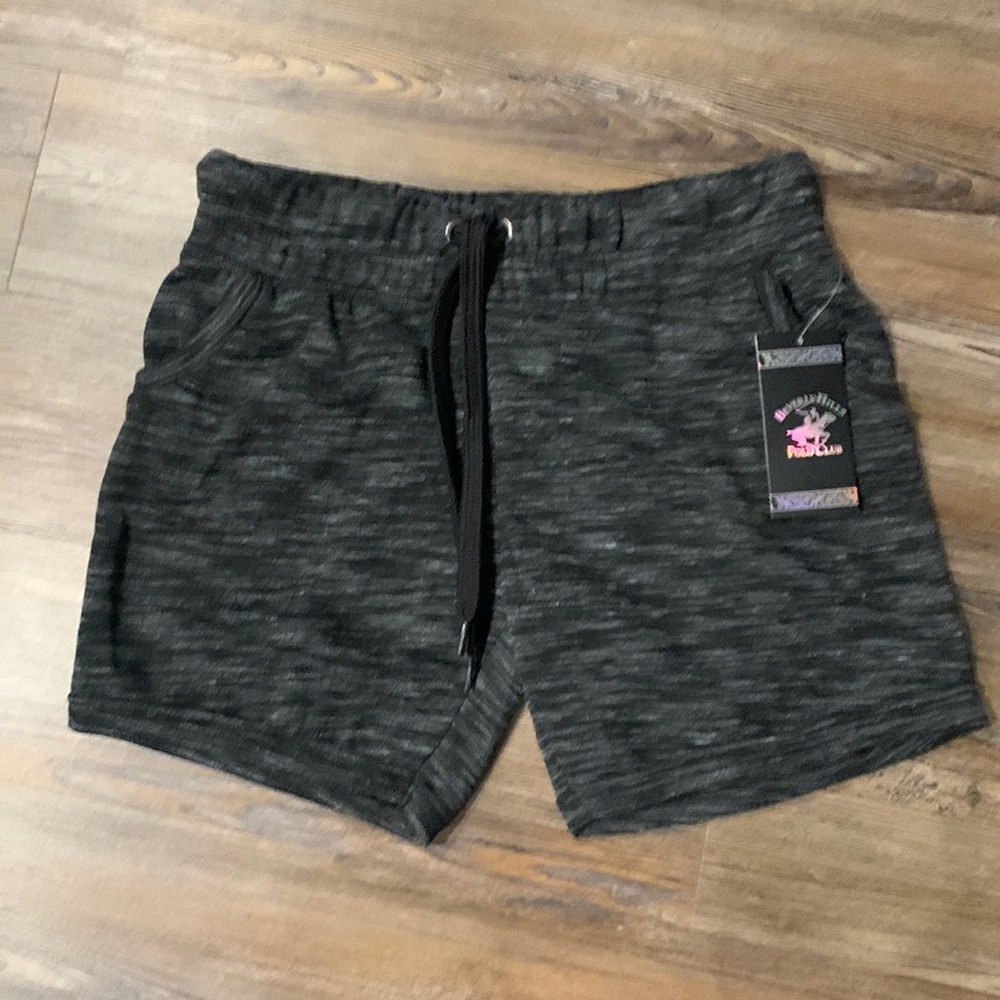 Never worn womens small grey Beverly Hills Polo Club lounge shorts